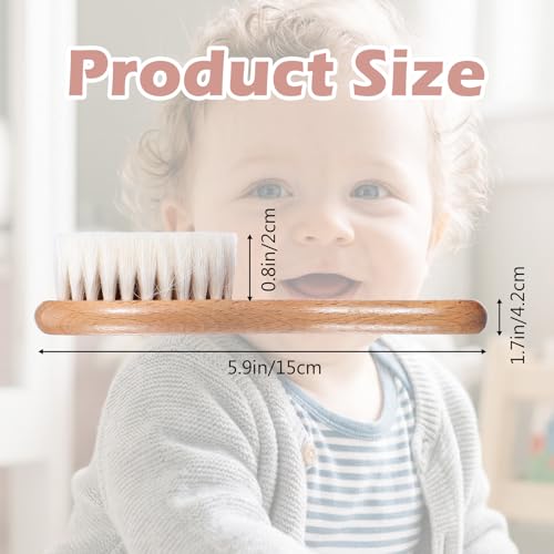 360 Curved Wave Brush for Men - Natural Boar Bristle Hard Palm Brush