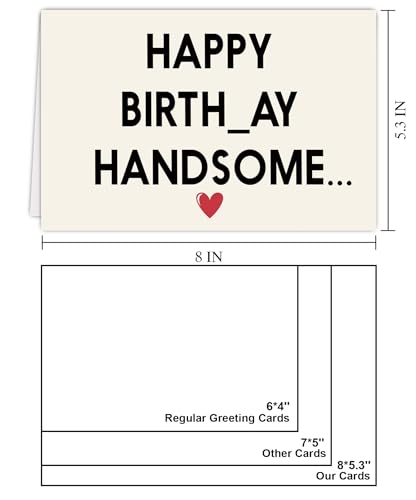 Funny Naughty Birthday Card for Him #1 - Cheeky Gift for Husband & Boyfriend