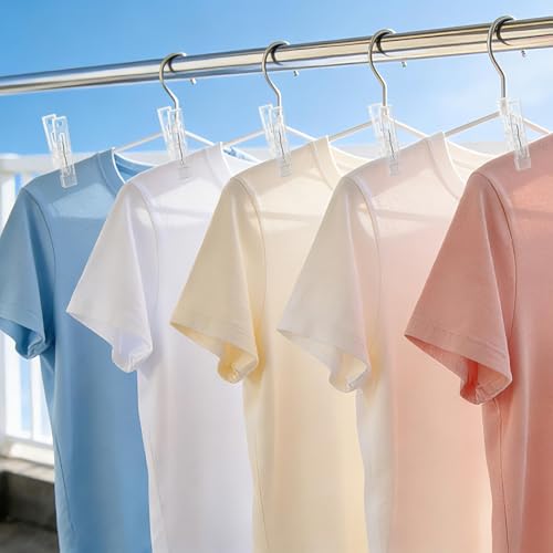 40 Pcs Beach Towel Clips - Durable Plastic Clothespins for Hanging