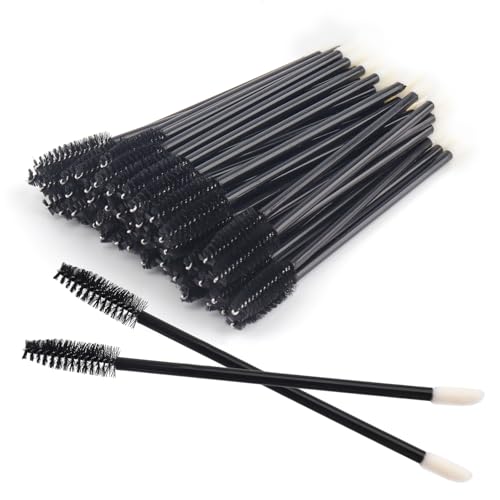 Disposable Double-Head Mascara Brush and Lip Wand 50pcs