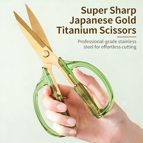 ARCHIKING 7.7-inch Kitchen Shears with Crystal Acrylic Handles