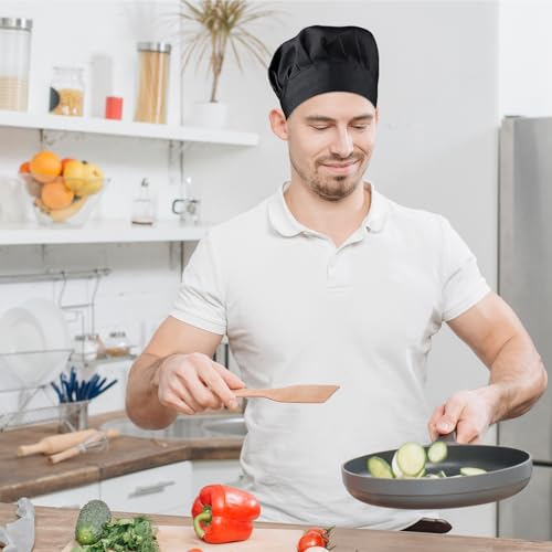 TIESOME 2PCS Adjustable Chef Hats - Reusable Cotton Cooking Caps