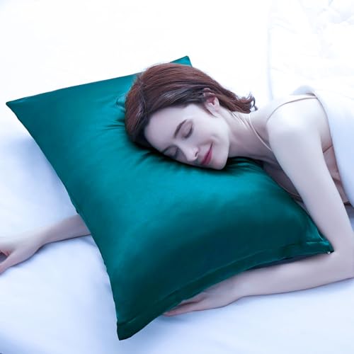 Satin Pillowcase Set of 4 - Silky Pillow Covers for Hair & Skin