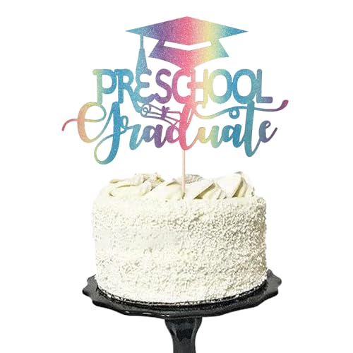 Sleyberoy Preschool Graduation Cake Topper - Class of 2024 Decor