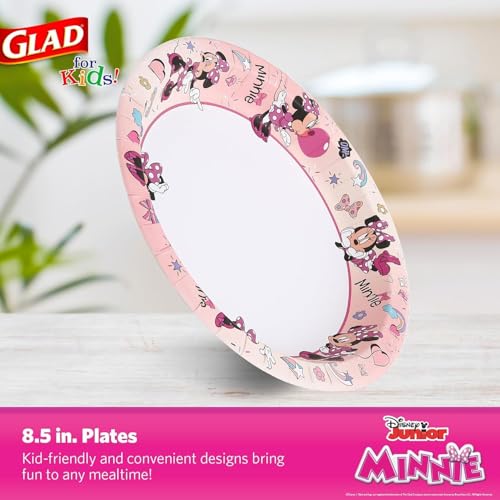 Disney Minnie Mouse Disposable Paper Plates - 8.5 in, 40 Ct