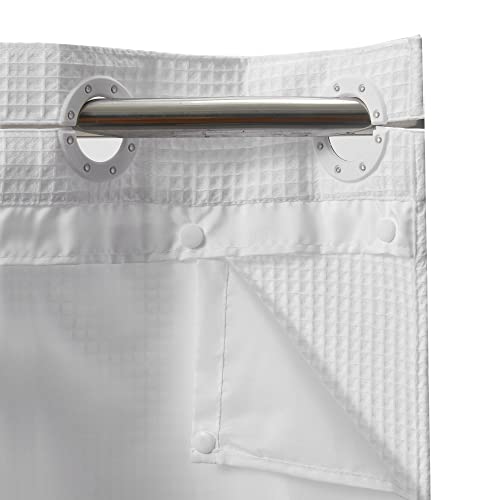 River Dream Snap-in Shower Curtain Liner Replacement, 36 x 69 Stall Size