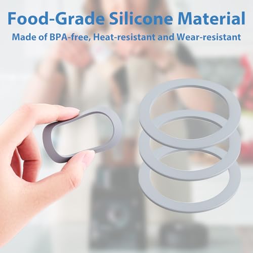 3-Pack Replacement Gaskets for Oster Blenders - Leak-Proof Seal