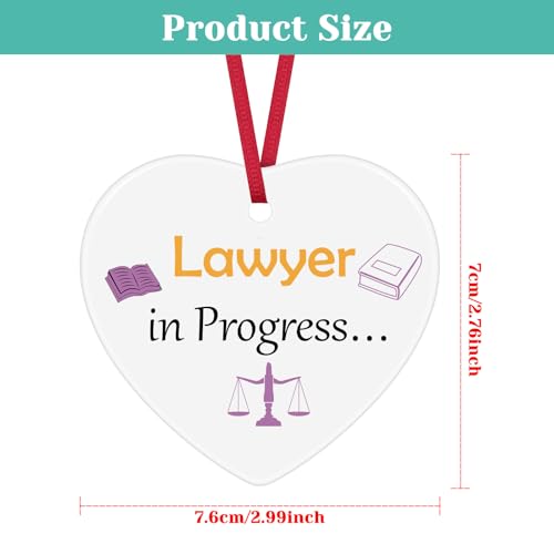 Inspirational Lawyer Ceramic Ornament Gift - Perfect for Graduates & Appreciation
