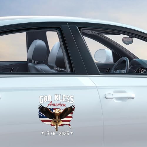 250 USA Anniversary Stickers - Patriotic Car Window Decals