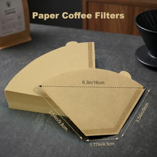 Biodegradable Coffee Filters #2 for 2-4 Cup Drip Coffee Makers