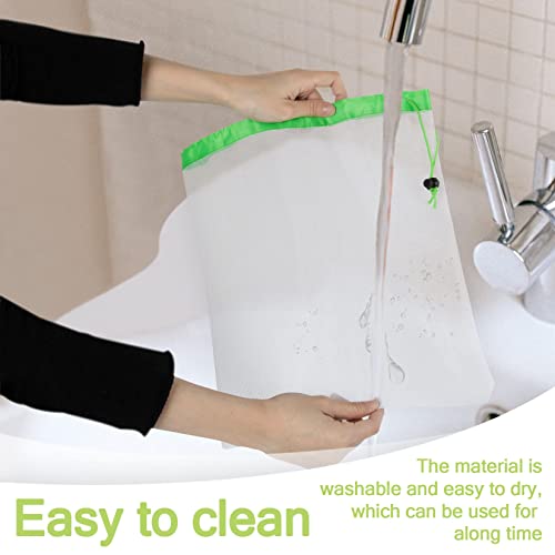 MAQIHAN Reusable Produce Bags - 6 Pack Mesh Grocery Bags