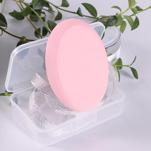 BWESOO High Elasticity Pink Makeup Sponge Oval Beauty Blender Puff