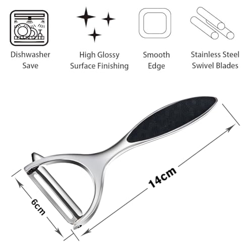 Y-Shaped Vegetable Peeler with Ergonomic Grip - 1 Pack