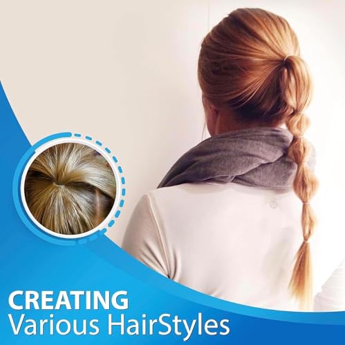 Cosy Companions Clear Hair Elastics 250 Pack - Mini Rubber Bands for Hair