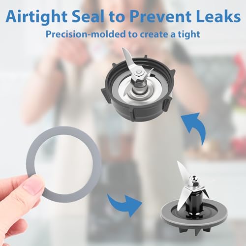 3-Pack Replacement Gaskets for Oster Blenders - Leak-Proof Seal