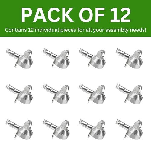Billy Bookshelf Pins - Replacement for IKEA Part #131372 - 12 Pack