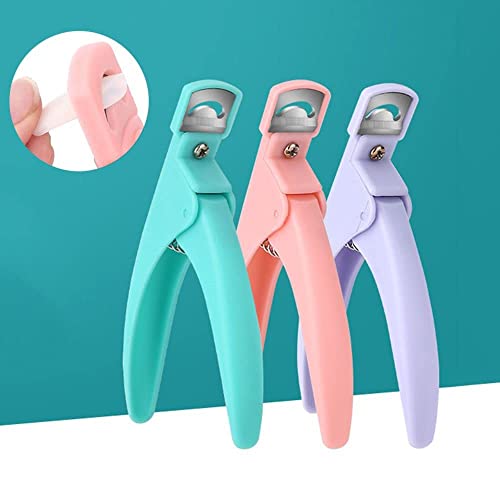 Labriciyon Pink U-Shaped Nail Tip Cutter and Professional Trimmer