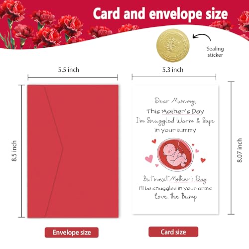 Funny First Mother's Day Card for New Mom with Envelope