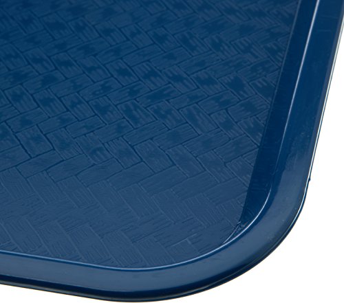 Blue Cafeteria Tray - 12" x 16" - Pack of 2 - Skid-Resistant
