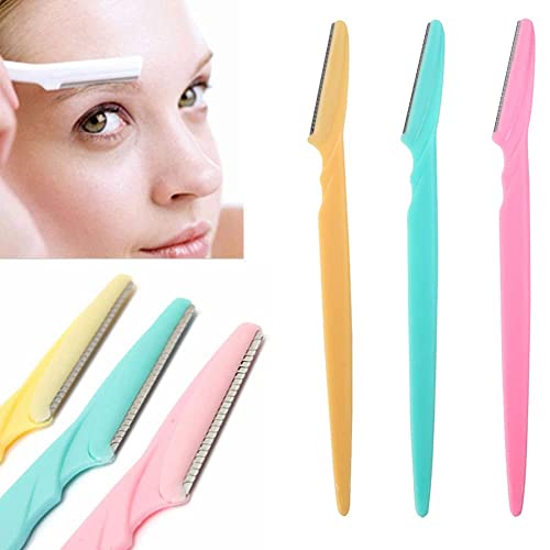 Dermaplaning Tool & Face Razor for Women - 3 Pack Facial Hair Removers