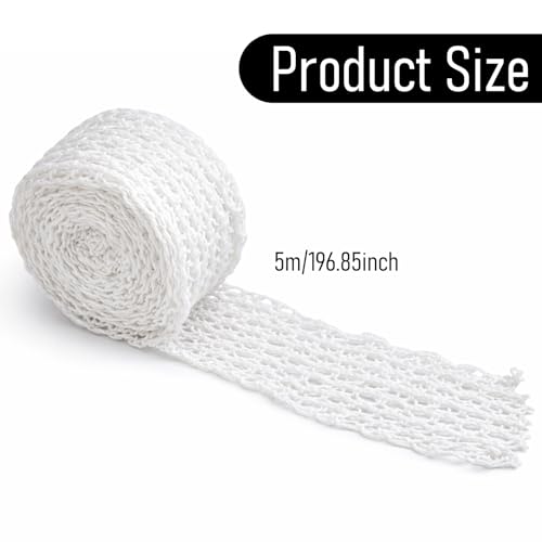Elastic Meat Netting Roll 5M - 18 Holes for Roasting & Curing
