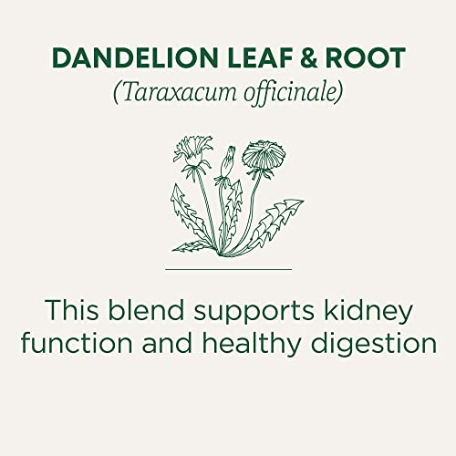 Organic Dandelion Root Tea - 96 Tea Bags for Detox & Digestion