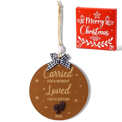 Wooden Baby Memorial Ornament - Loss of Baby Sympathy Gift