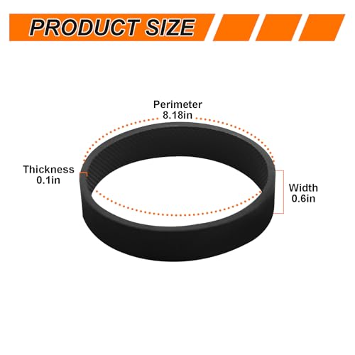 4 Pack Replacement Vacuum Belts for Kirby G3-G7, Sentria & Avalir Models