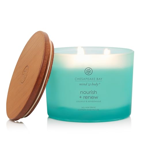 Chesapeake Bay Candle 11oz Nourish + Renew Candle - Coconut & Sandalwood (Pack of 4)
