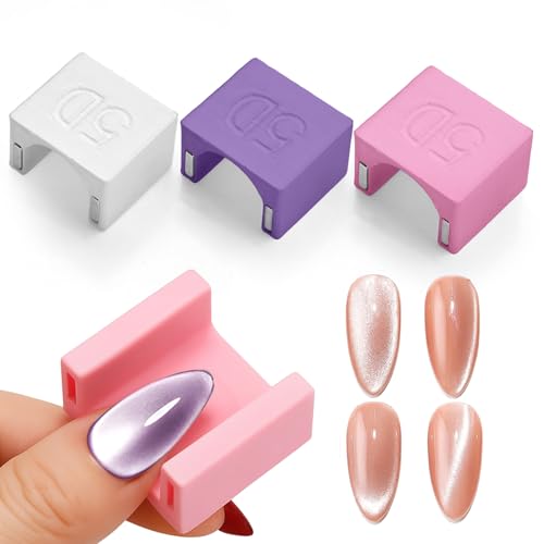 Honey Joy 5D Cat Eye Nail Magnet Tool with Non-Slip Finger Stand
