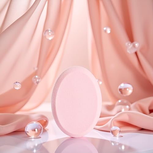 BWESOO High Elasticity Pink Makeup Sponge Oval Beauty Blender Puff