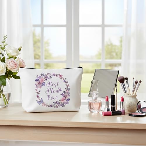 Mom Makeup Bag Travel Toiletry Pouch for Mothers Day Christmas