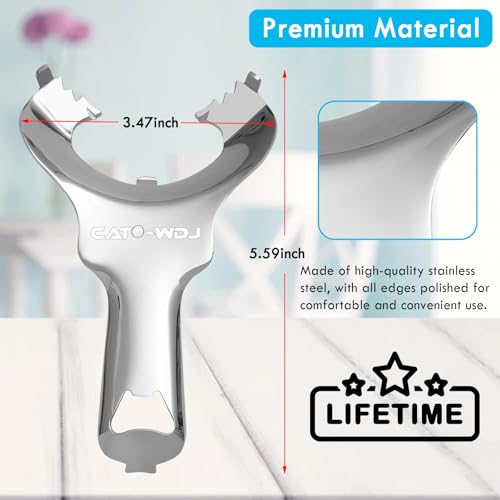 Mason Jar Opener - Easy Twist Manual Lid Remover for Canning