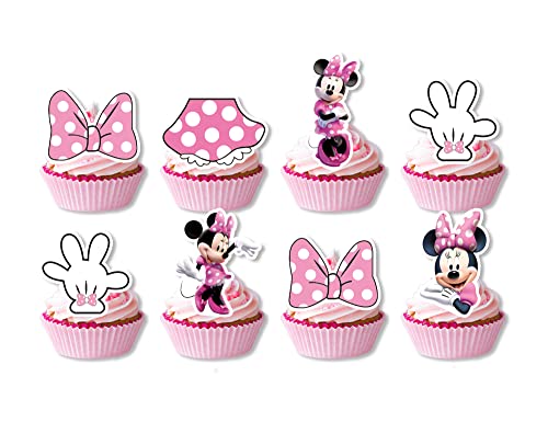 24PCS Cake Toppers Set – Decorative Birthday Cupcake Decorations