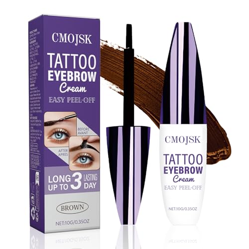 Cmojsk Semi-Permanent Peel-Off Eyebrow Gel Waterproof Brown