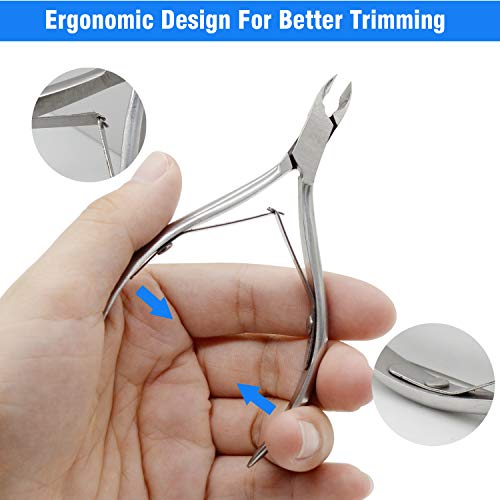 Koyata Professional Stainless Steel Cuticle Nipper and Remover Tool