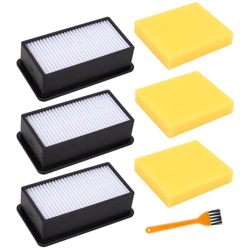 Replacement Filter Kit for Bissell CleanView Vacuums: 3 Foam & 3 Post-Motor