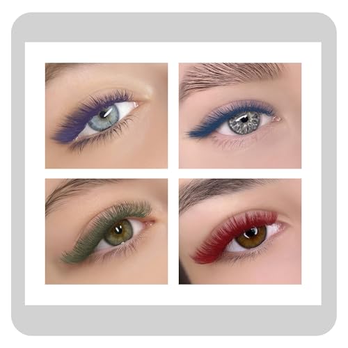 ANNAFRIS Colored Individual Eyelash Extensions Soft Natural Mix