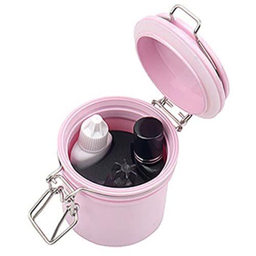 Beaupretty Pink Lash Glue Storage Tank Leak-Proof Container for Lash Extensions - 1pc