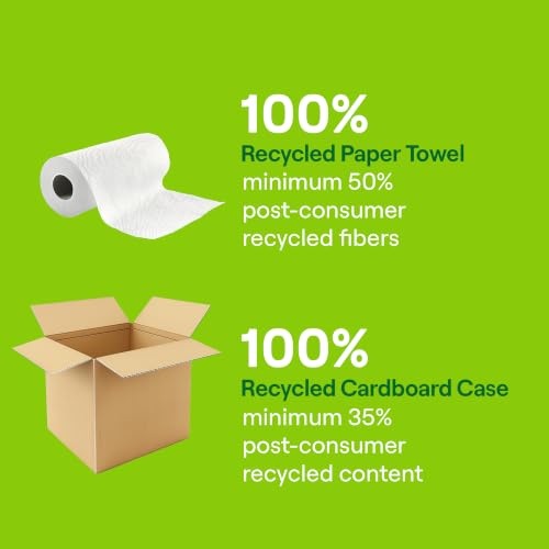 Seventh Generation 100% Recycled Paper Towels, 24 Rolls - 2-Ply