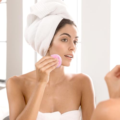 Large Fluffy Body Powder Puffs 3.5 Inch Thick Makeup Dusting 2-Pack