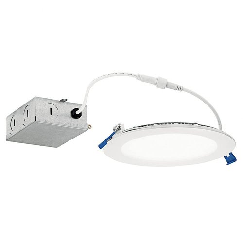 Kichler Direct-to-Ceiling 6 inch Round Slim 30K LED Downlight in White