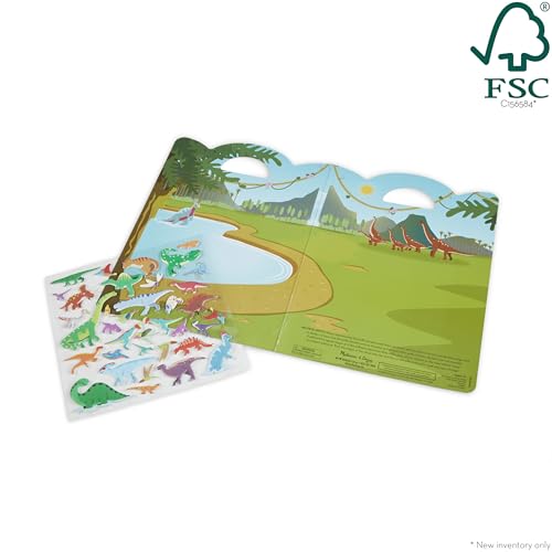 Melissa & Doug Dinosaur Puffy Sticker Play Set with Reusable Stickers
