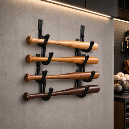 8-Pack Heavy Duty Metal Wall Hooks for Garage Storage, Black | LUPYJI
