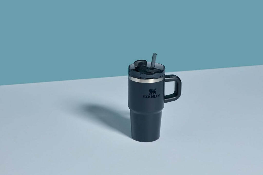 STANLEY Quencher H2.0 Tumbler - Insulated Stainless Steel with Handle & Straw | 14 oz | Black 2.0