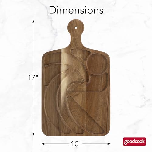 GoodCook Touch Charcuterie Grazing Board, 17" x 10"