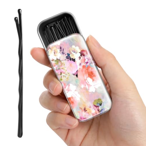 Dacovi Large Bobby Pins XXL 2.76 Inch with Storage Box - Black