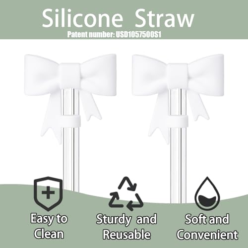 4-Pack Silicone Straw Covers for Stanley 30oz/40oz Tumblers