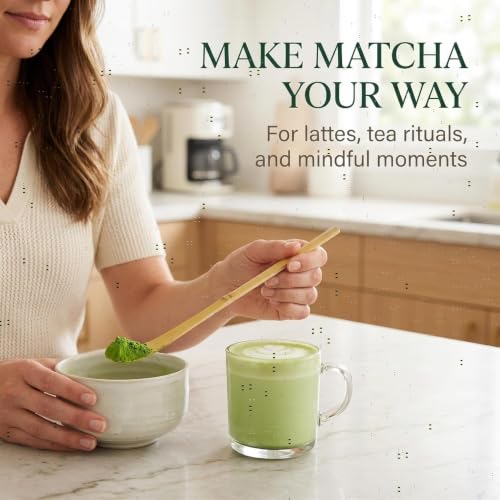 Japanese Chashaku Matcha Scoop - 18cm Bamboo Tea Spoon