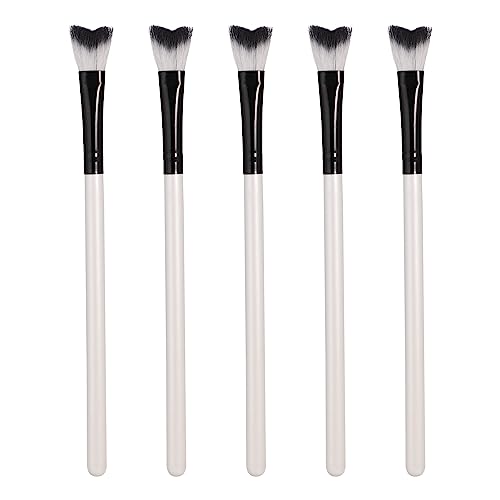 TOYMIS 5-Pack Lash Shampoo Brushes for Eyelash Extension Cleansing